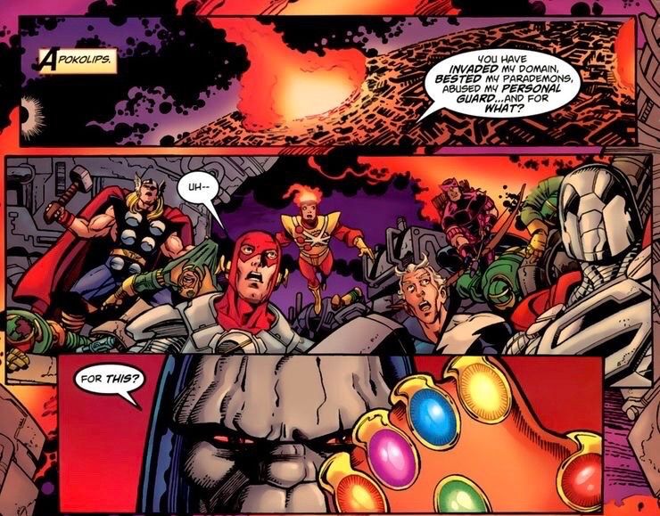 Darkseid Once Wielded The Infinity Gauntlet