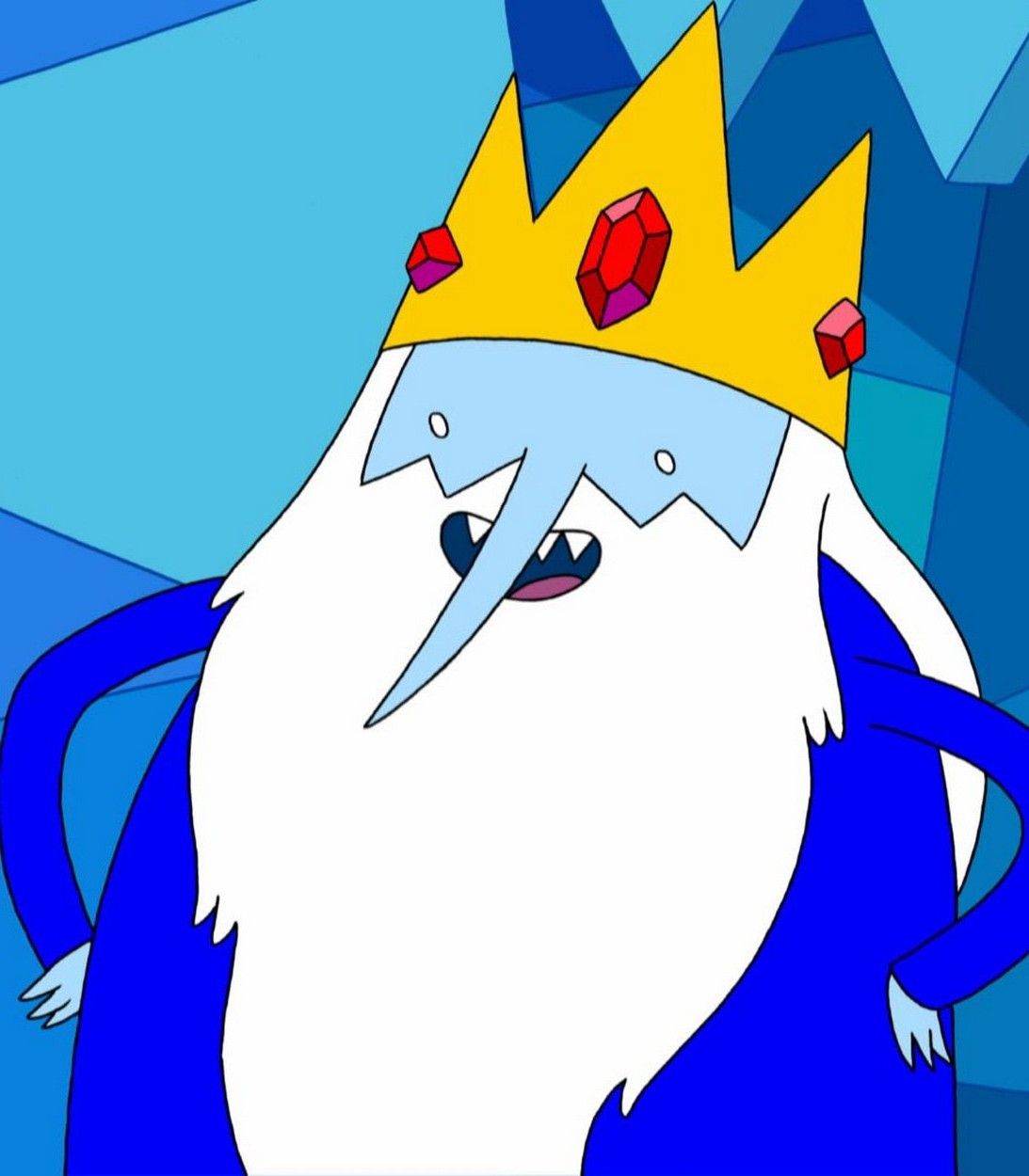 Ice King in Adventure Time vertical
