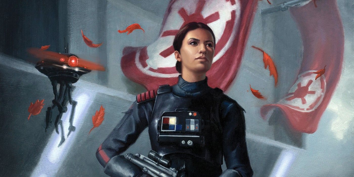 Concept Art of Iden Versio and her droid in Battlefront