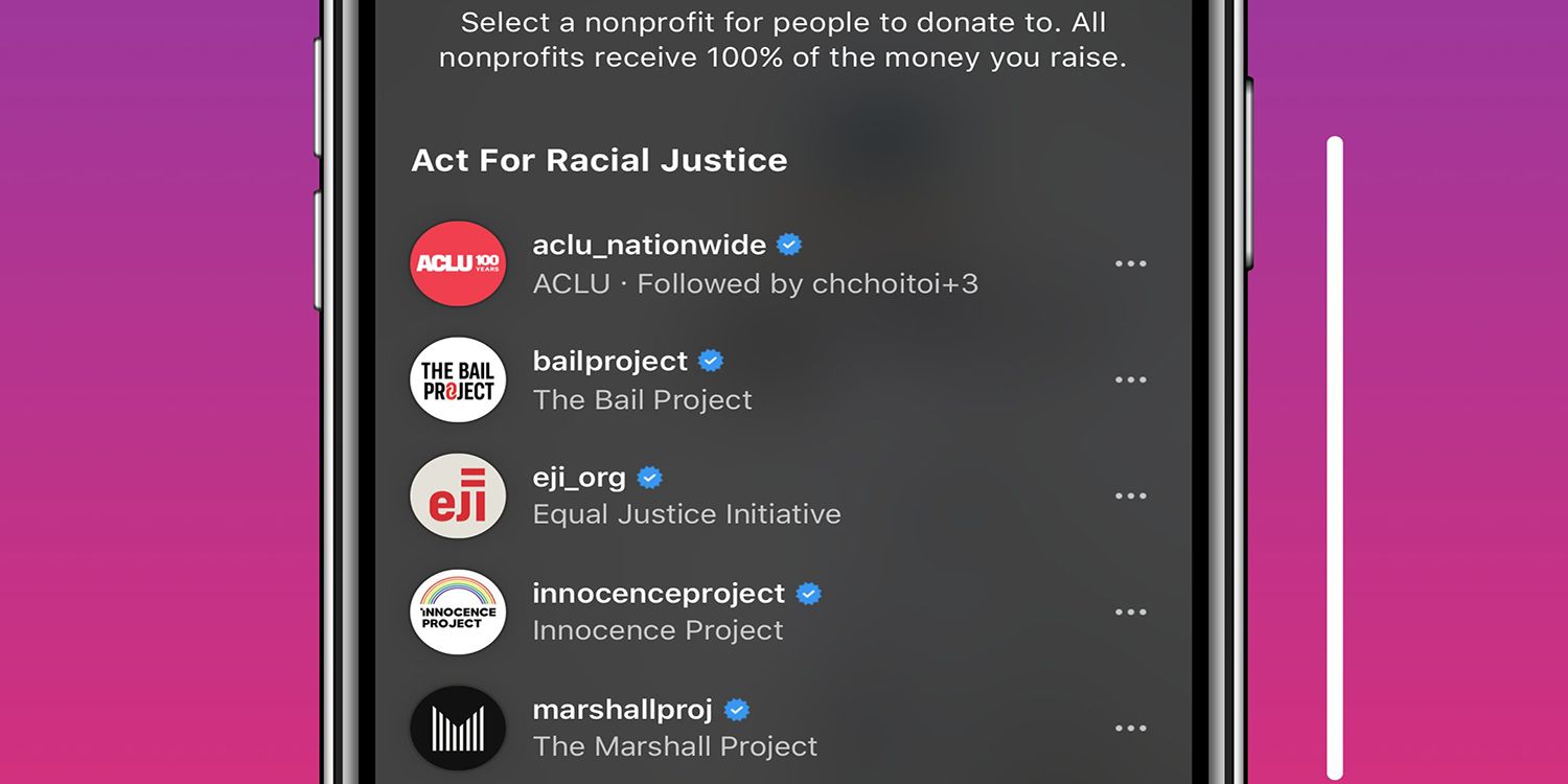 Instagram: How To Use Donation Stickers To Raise Funds For Racial Justice