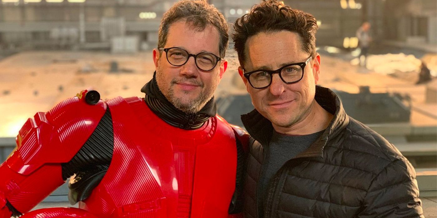 JJ Abrams and Michael Giacchino in Star Wars the Rise of Skywalker