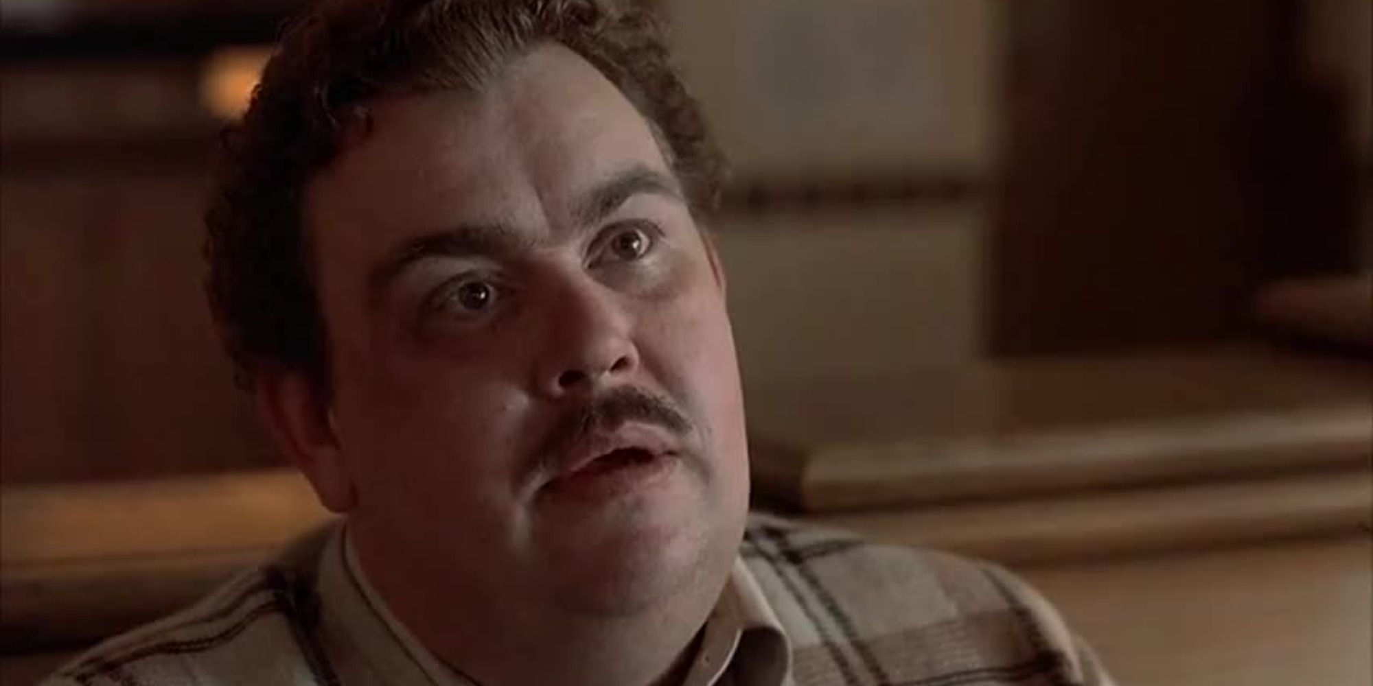 John Candy at the end of Planes, Trains and Automobiles