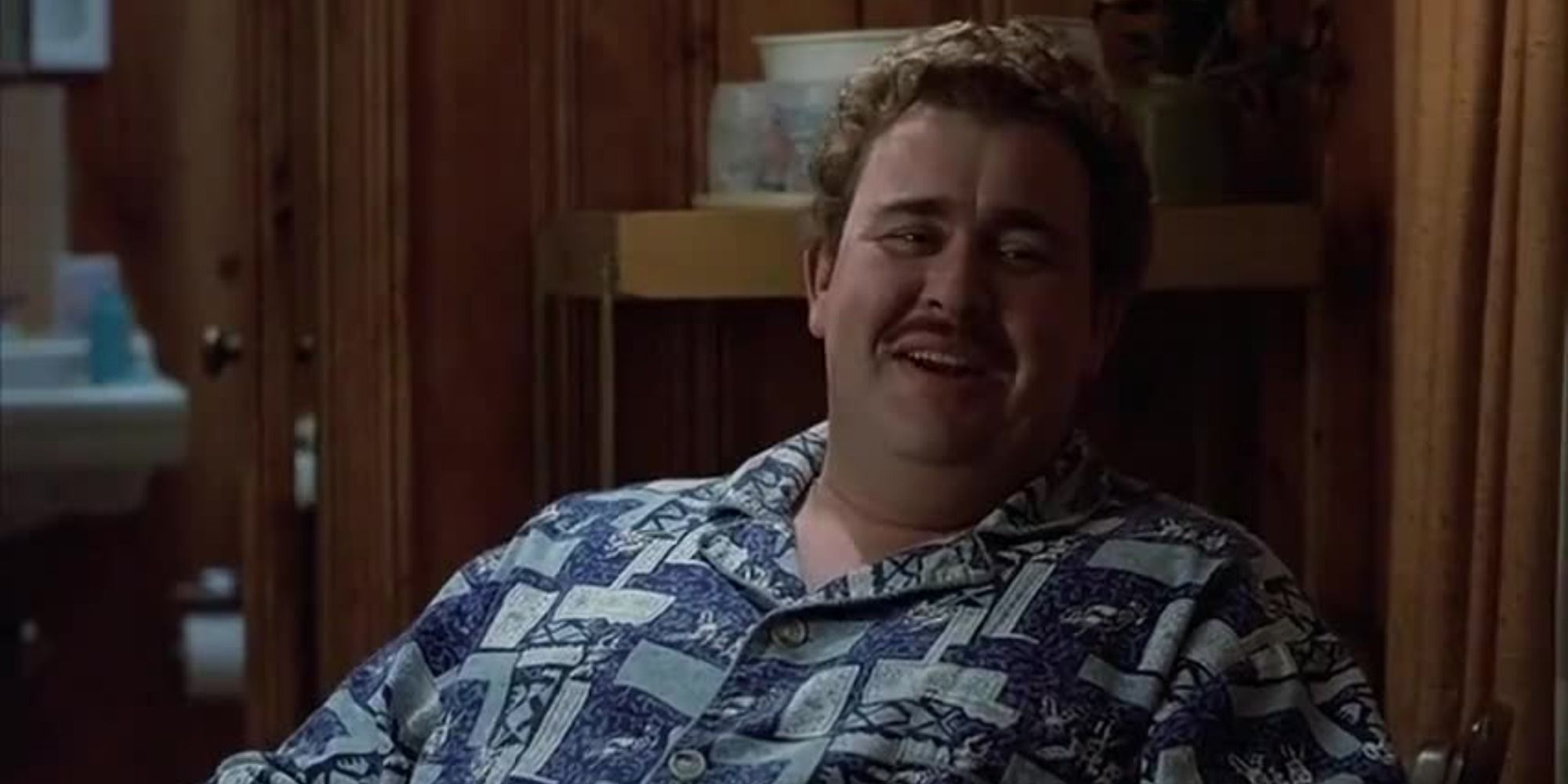 John Candy laughing in Planes, Trains and Automobiles