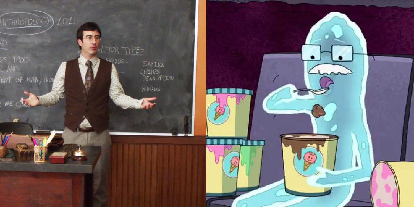 John Oliver as Professor Ian Duncan Community and Xenon Bloom Rick and Morty