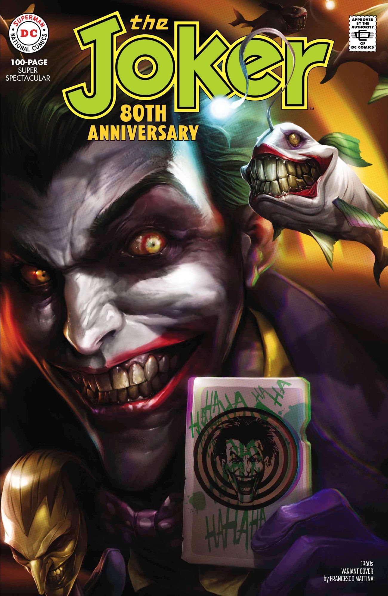 Joker 80th Anniversary Comic 1960s Mattina Variant