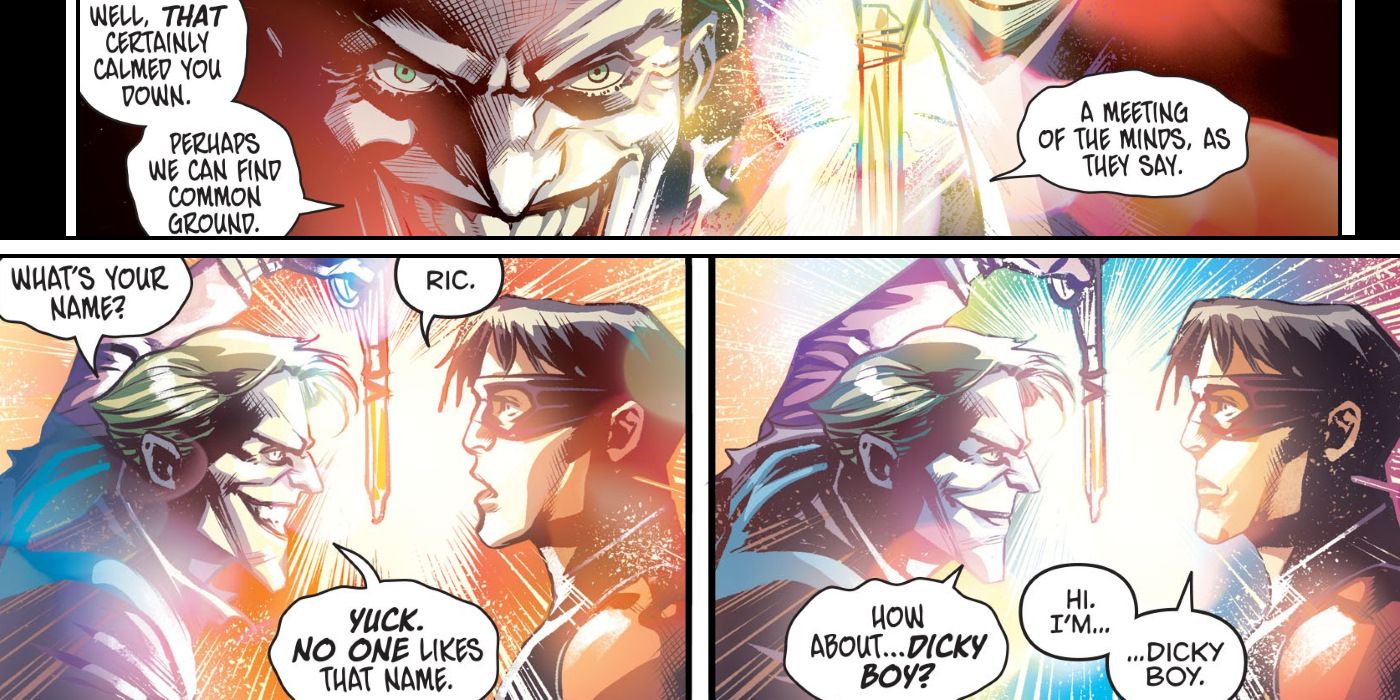 Joker Hates Nightwing Ric Grayson Name