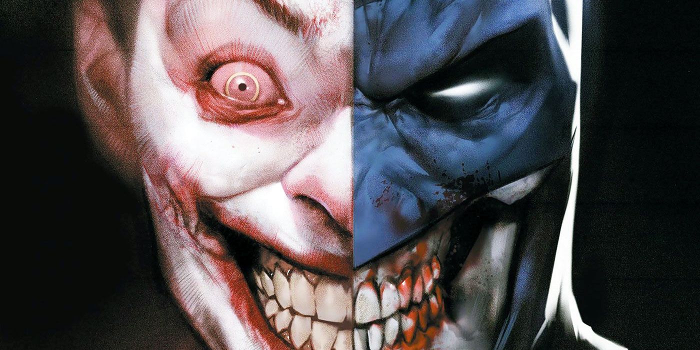 Joker and Batman War Zone Comic Art