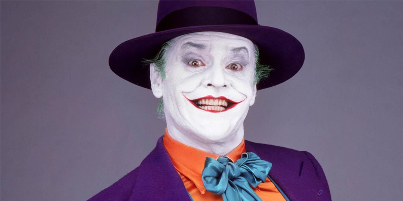 Joker smiling in a Batman promo.