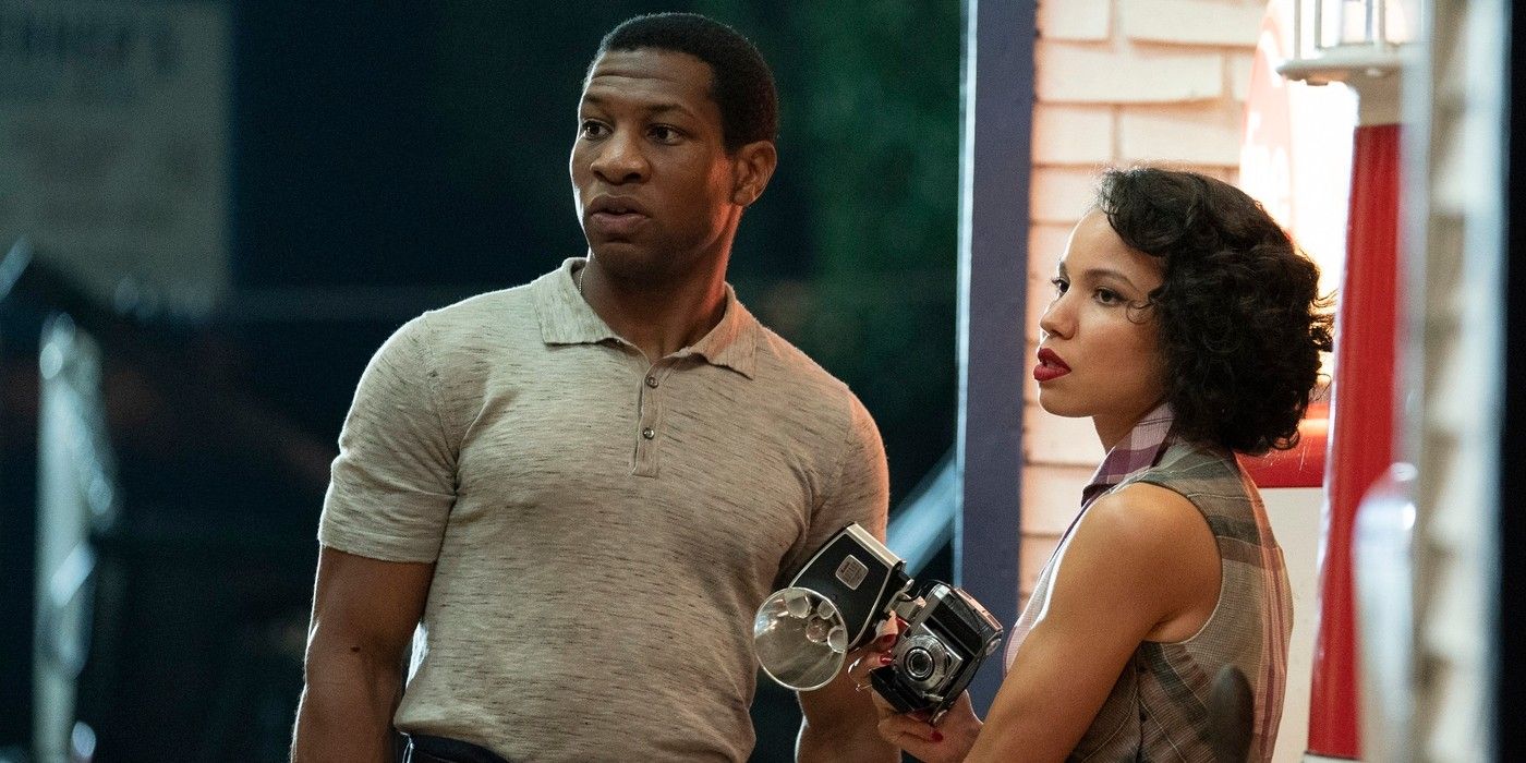 Jonathan Majors and Jurnee Smollett-Bell in Lovecraft Country