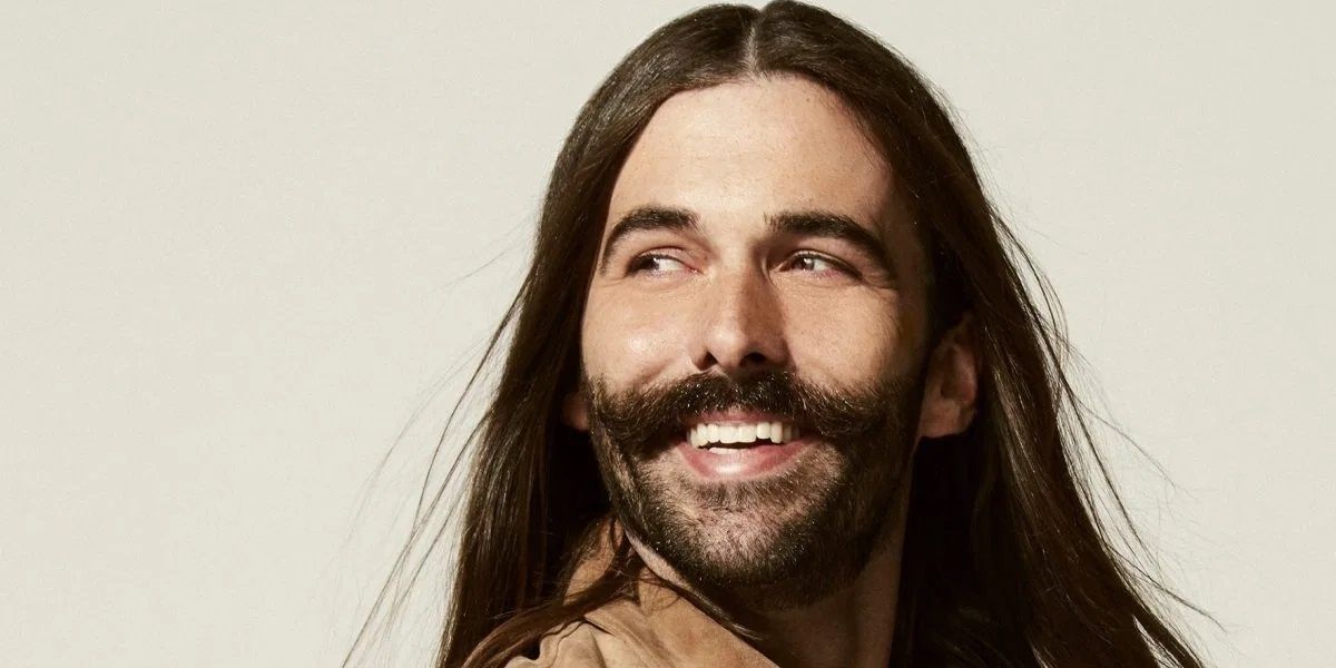 Jonathan Van Ness posing and smiling in Queer Eye Cropped