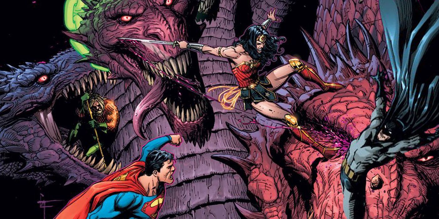 Justice League Fight Dragon Comic