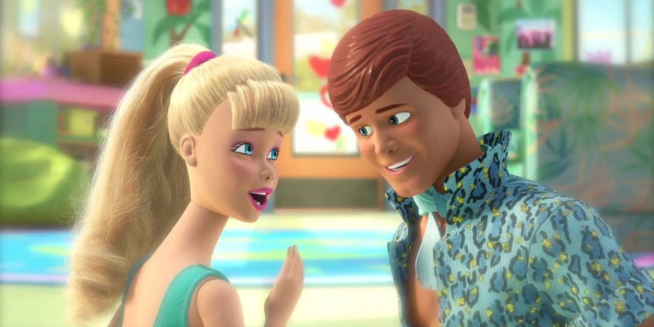 Barbie whispers to Ken