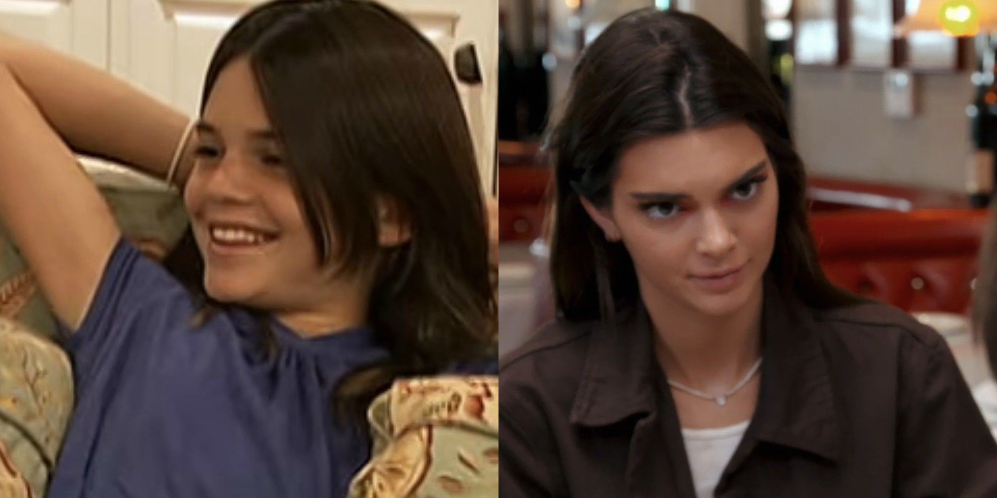 Kendall Jenner KUWTK S1 and now