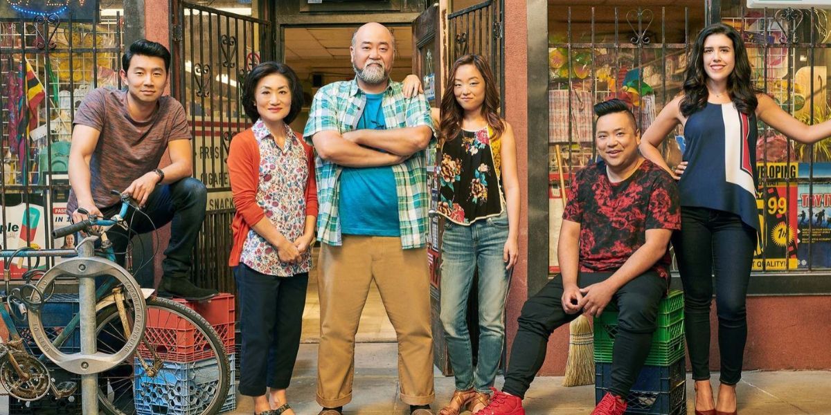 The cast of Kim's Convenience