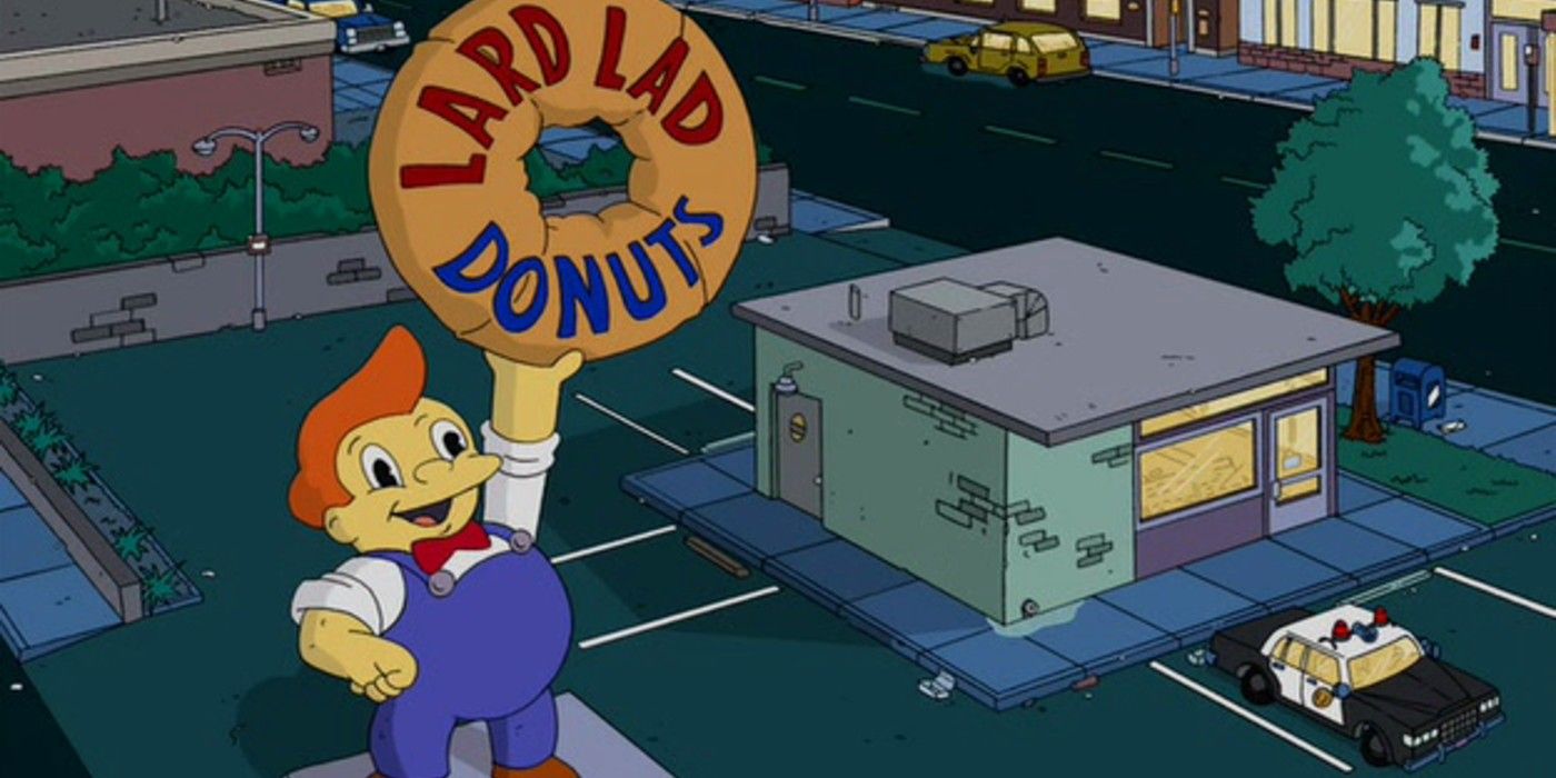 Lard Lad Donuts in The Simpsons