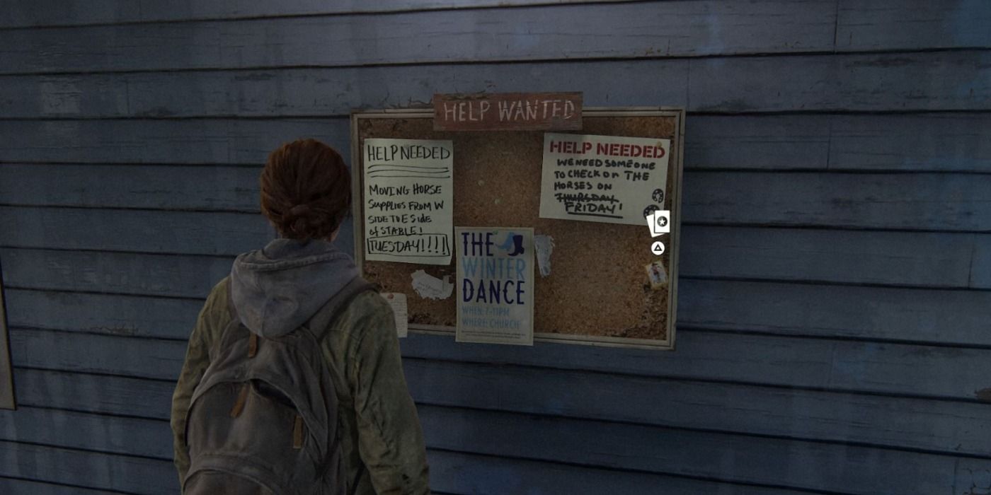 Last of Us 2 Help Wanted Board