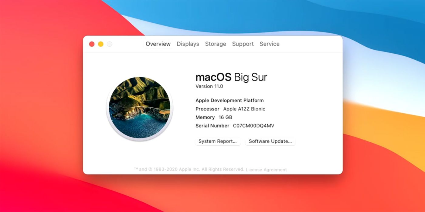 MacOS Big Sur on Apple Silicon