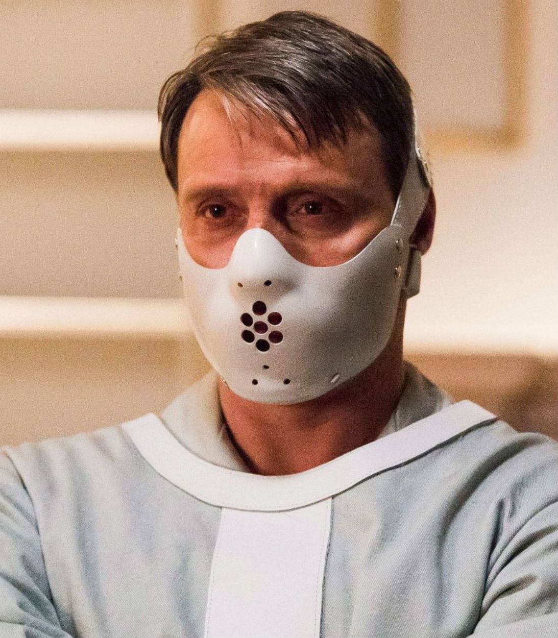 Mads Mikkelsen as Hannibal Lecter in Mask Vertical