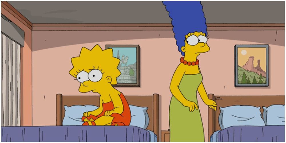 Marge and Lisa in The Simpsons