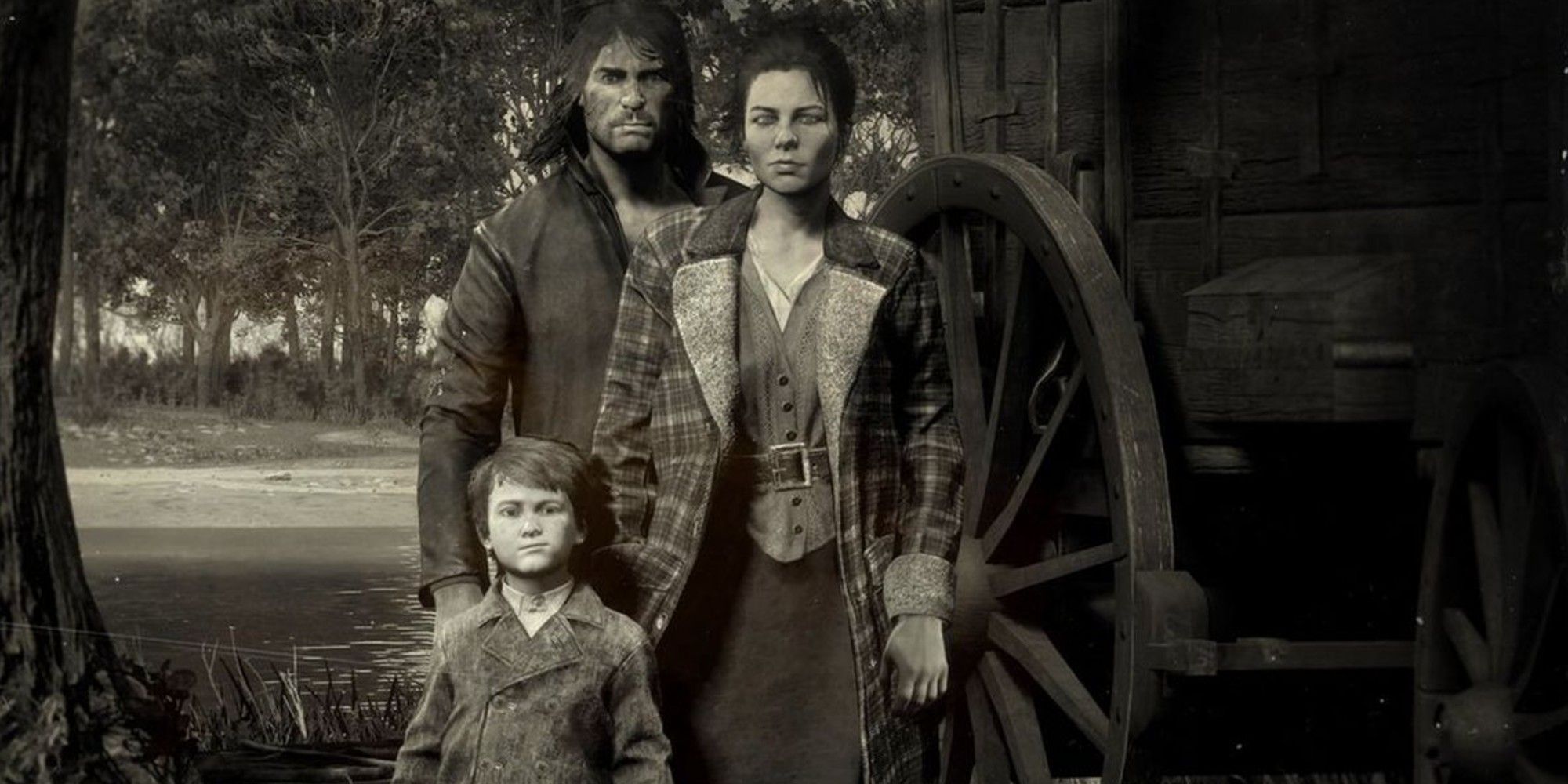 Marston family in Red Dead Redemption