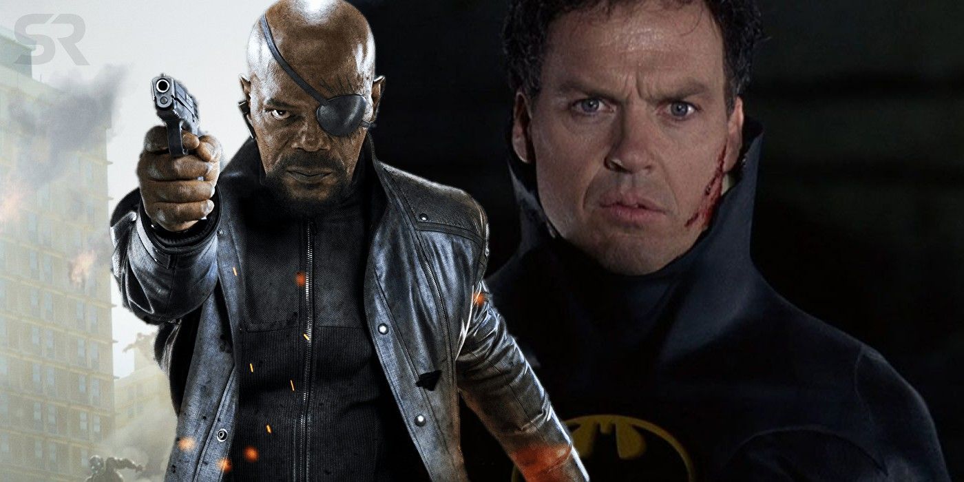 Michael Keaton Batman Nick Fury SR