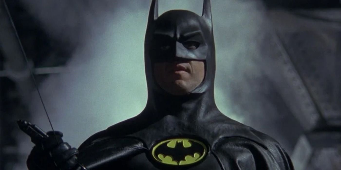 Batman standing in the shadows in 1989's Batman