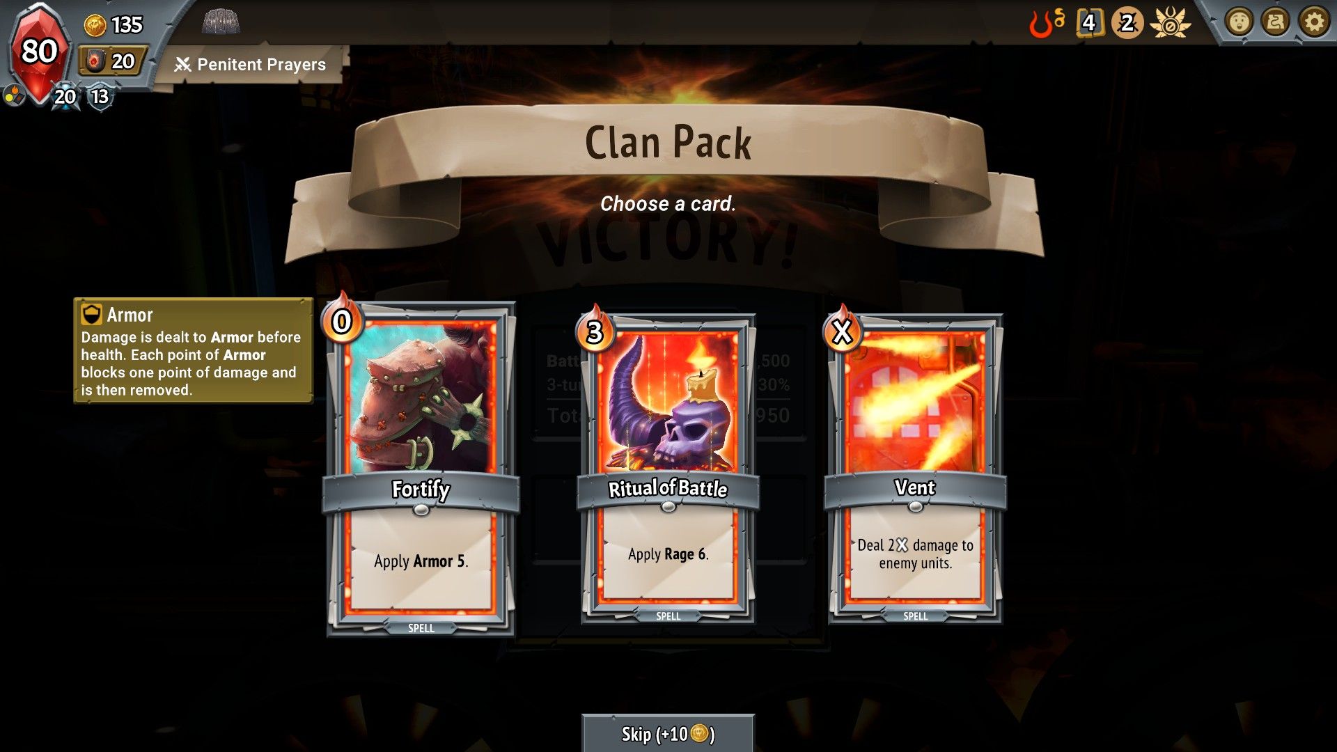 Monster Train, Hellhorned Card Pick