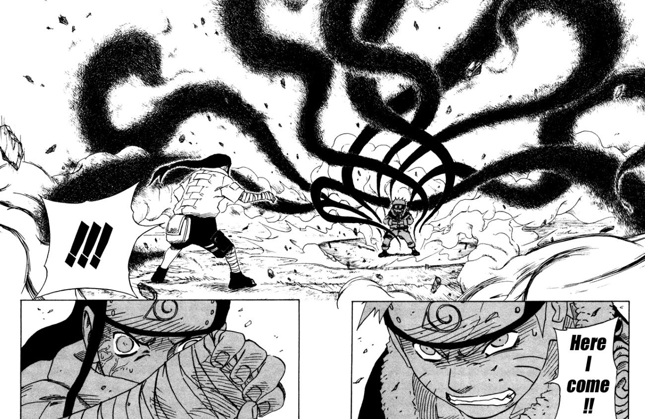 Naruto Nine Tails Form Manga