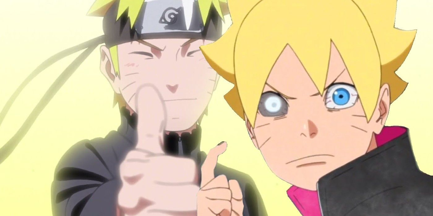 Naruto and Boruto in Naruto