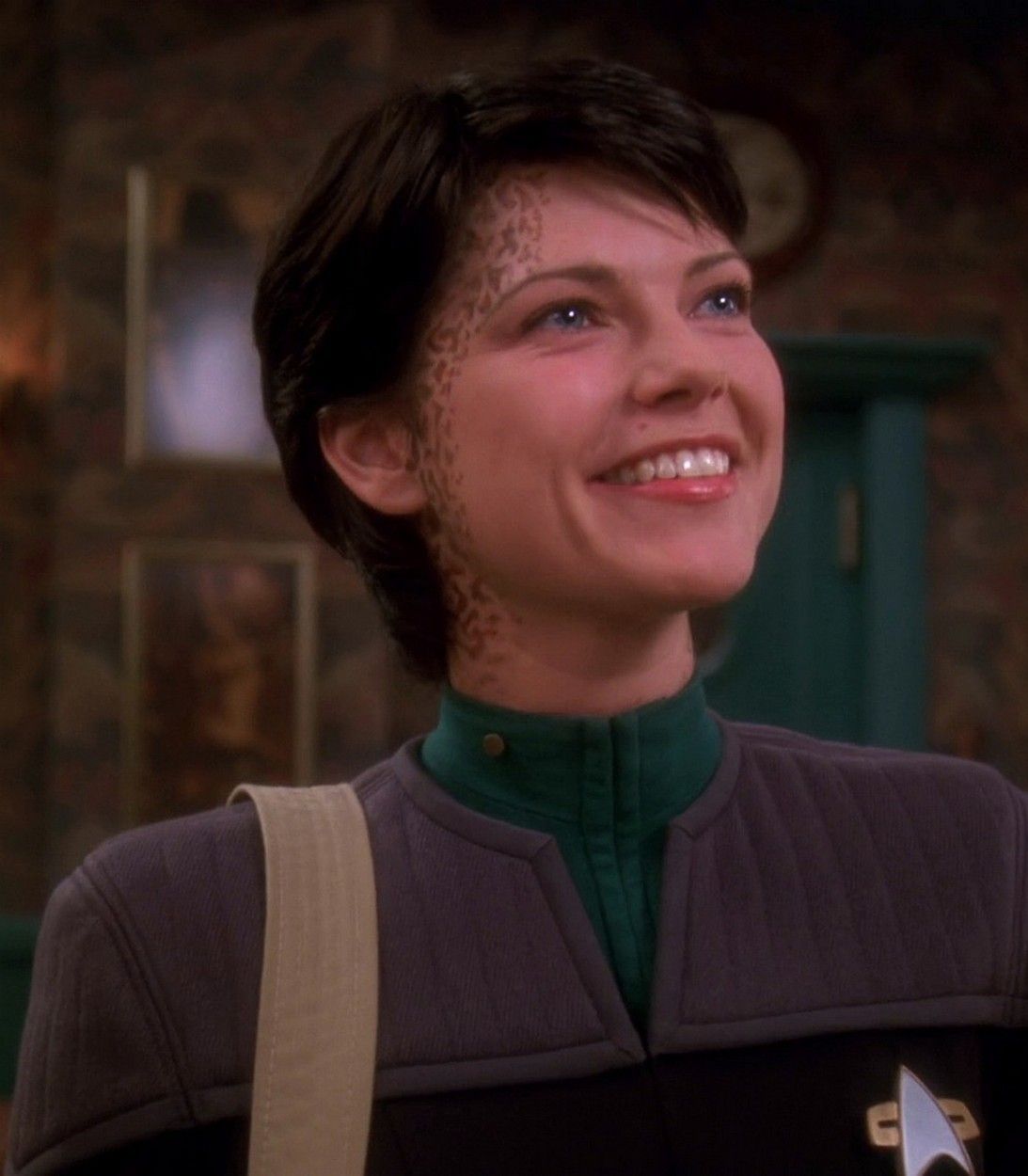 Nicole Boer as Ezri Dax in Star Trek Deep Space Nine vertical