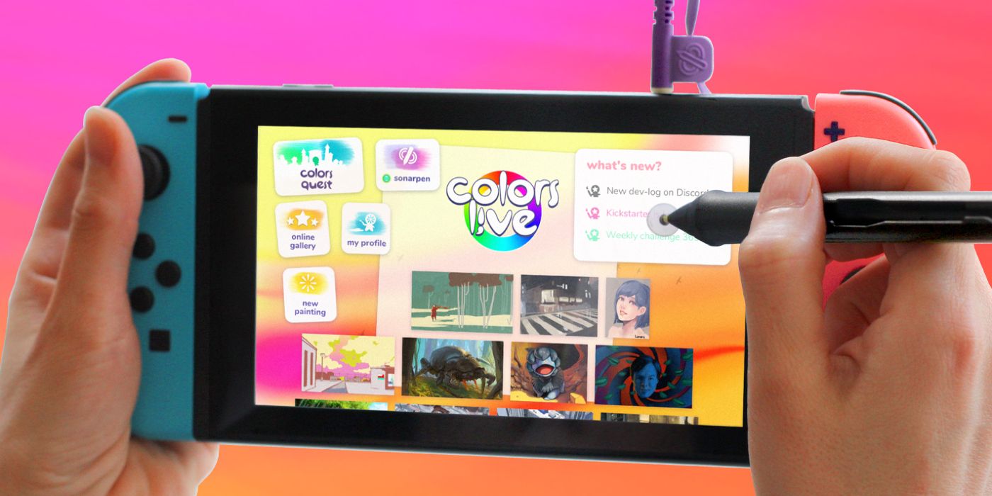Nintendo Switch Colors Live Kickstarter