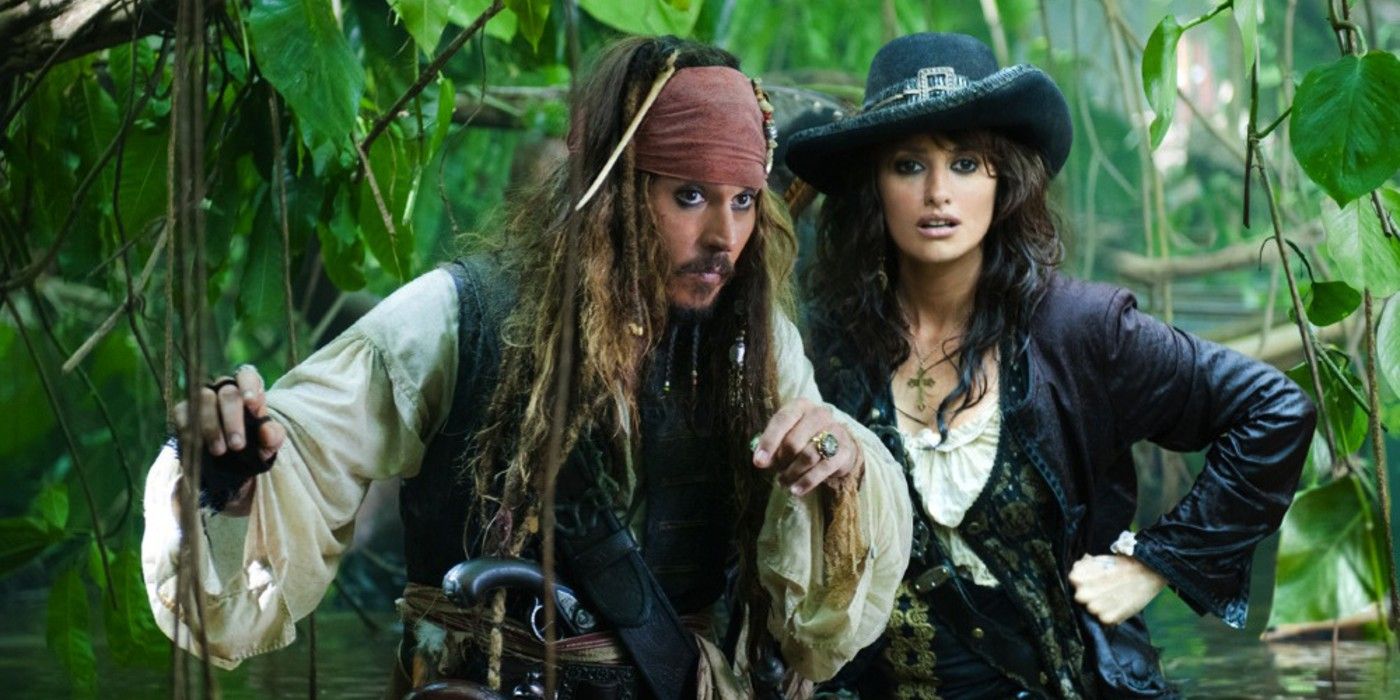 Johnny Depp and Penelope Cruz in On Stranger Tides