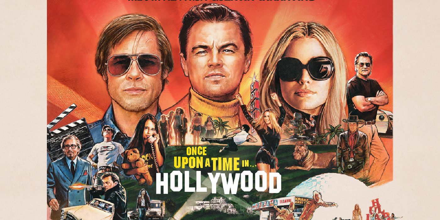 Once Upon A Time In Hollywood Movie Poster Artwork