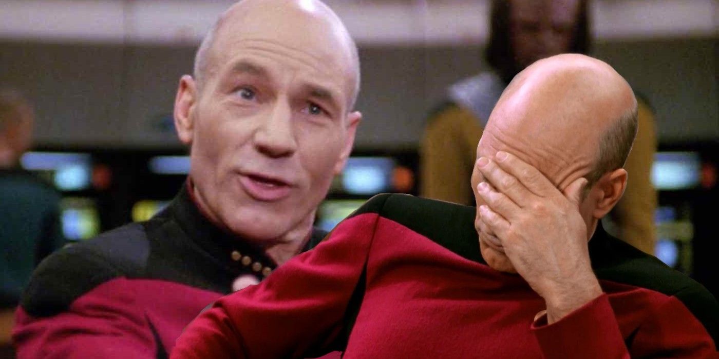 Patrick Stewart Picard memes in Star Trek Next Generation