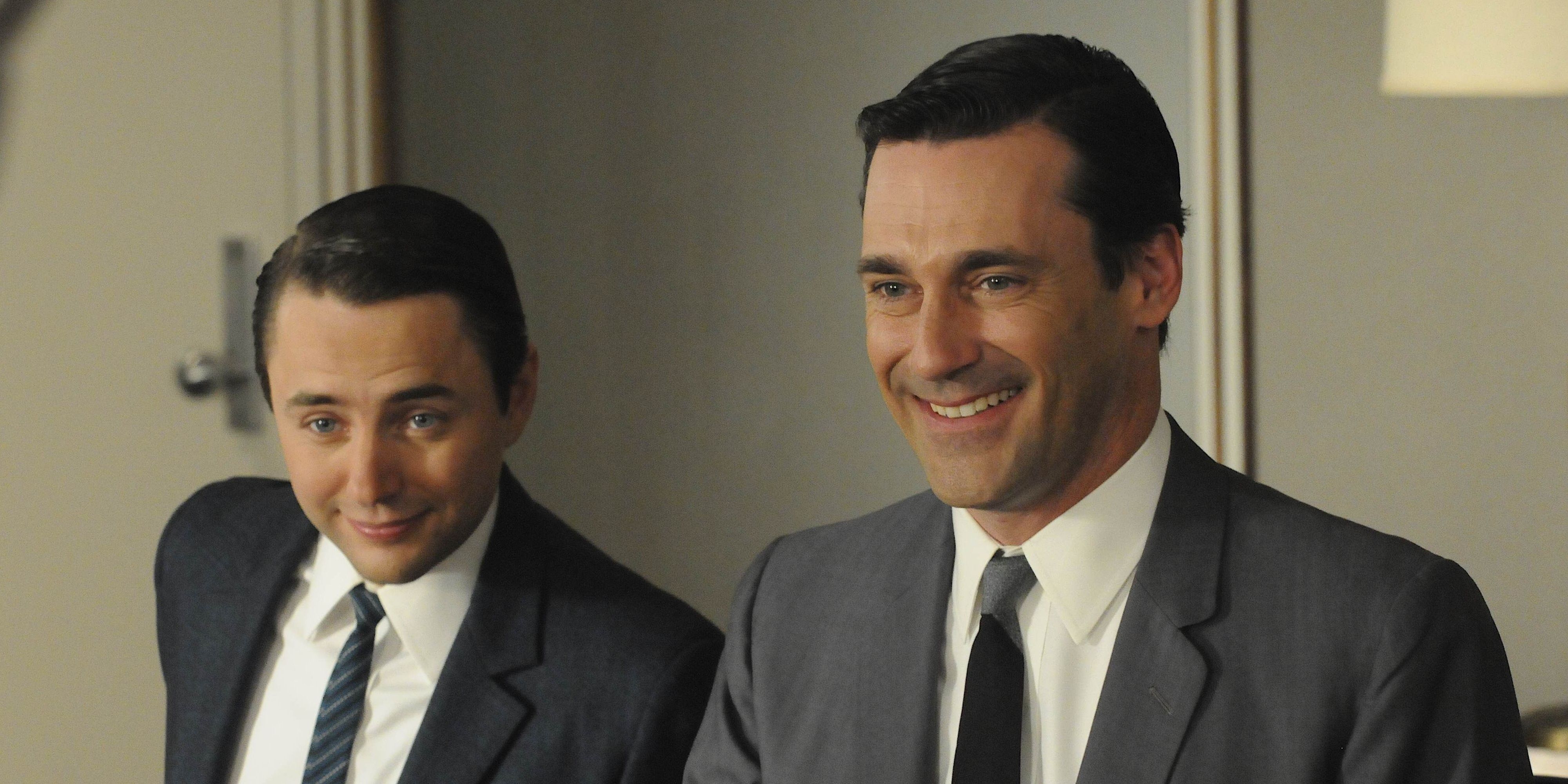Pete and Don in Mad Men