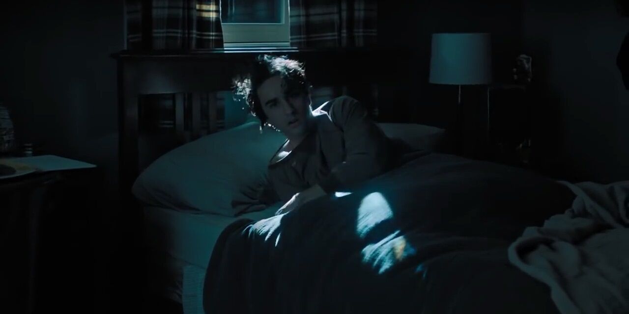 Peter sees Charlie's ghost at night in his bedroom in Hereditary