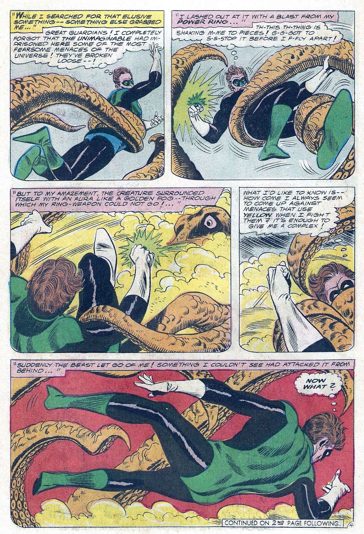 Green Lantern Yellow Weakness