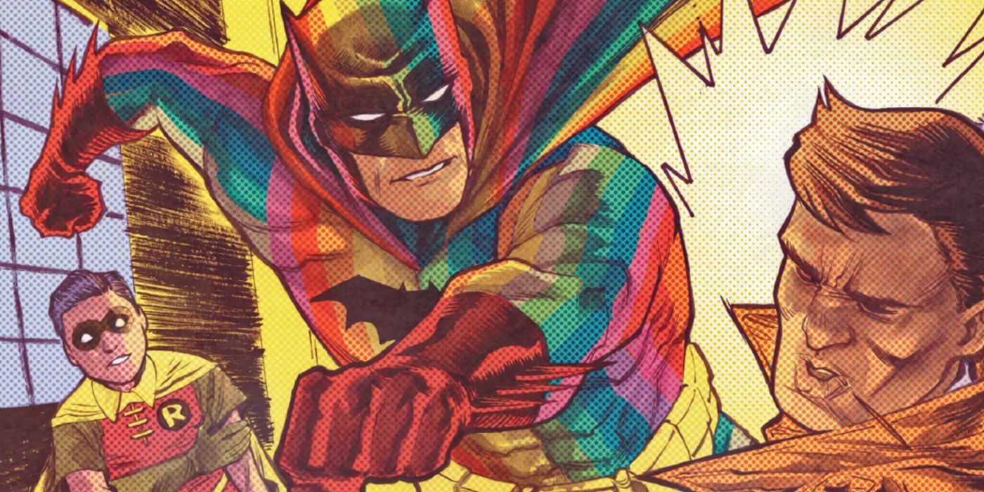 The Bizarre Story Behind Batmans Rainbow Costume