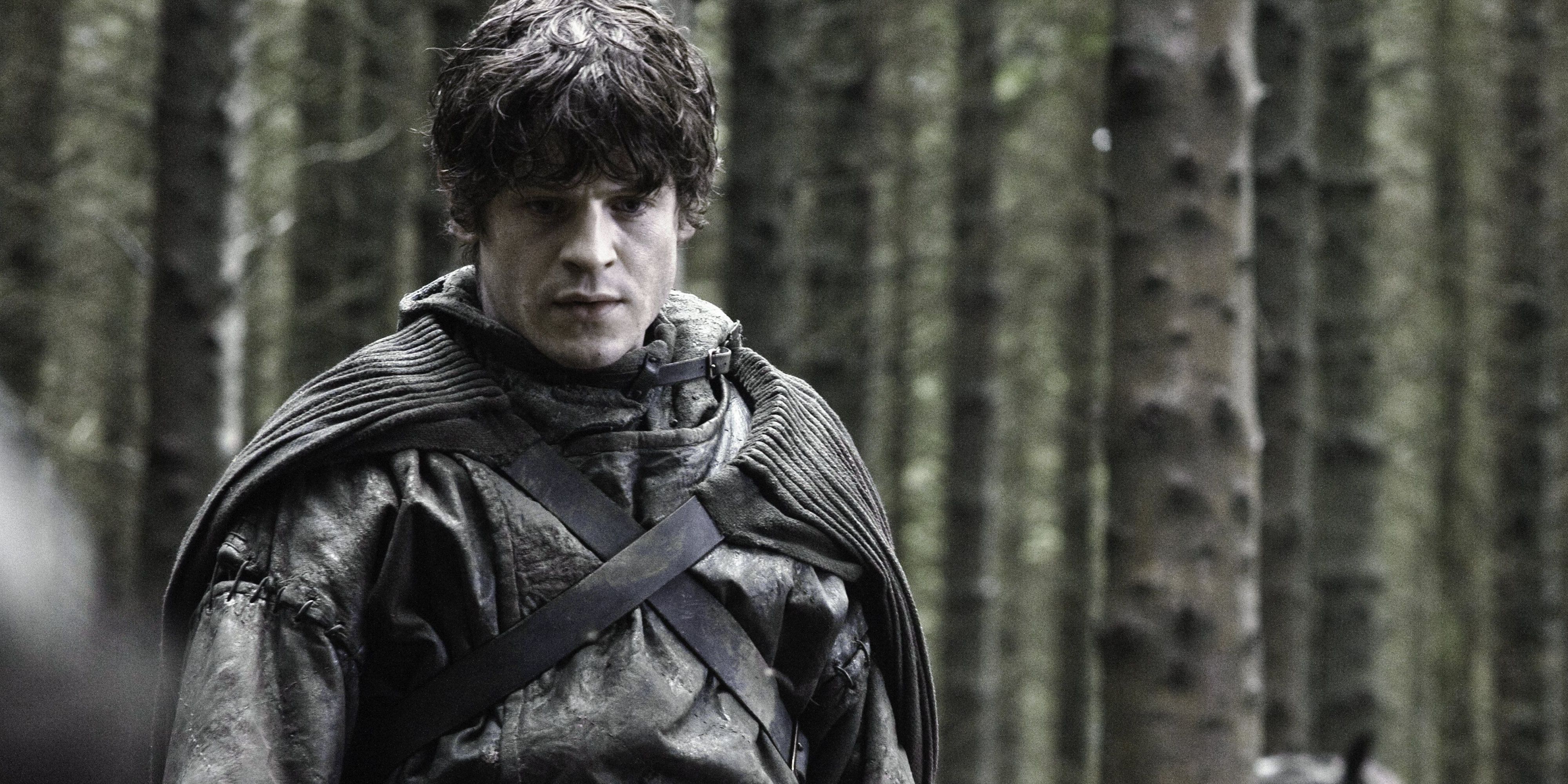 Ramsay Bolton in the forest in Game of Thrones