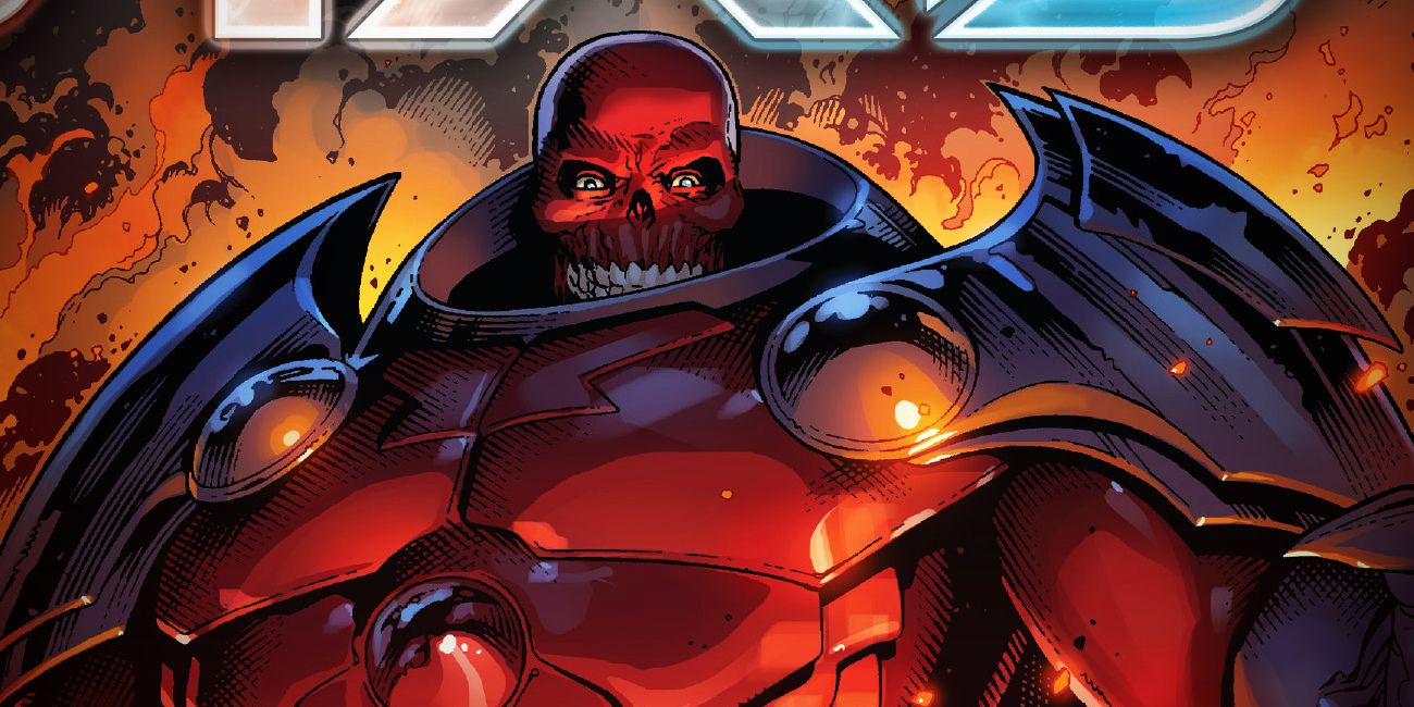 Red Skull in Onslaught Armor in Marvel Comics.