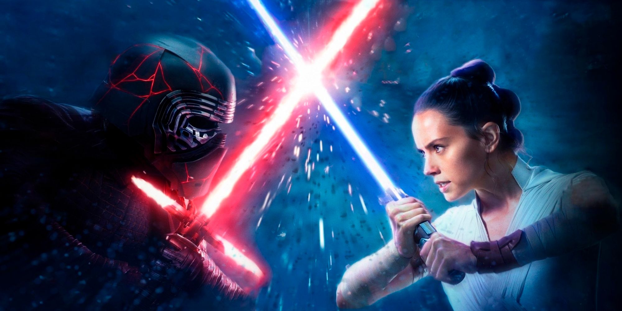Kylo and Rey fight in Star Wars Rise of Skywalker