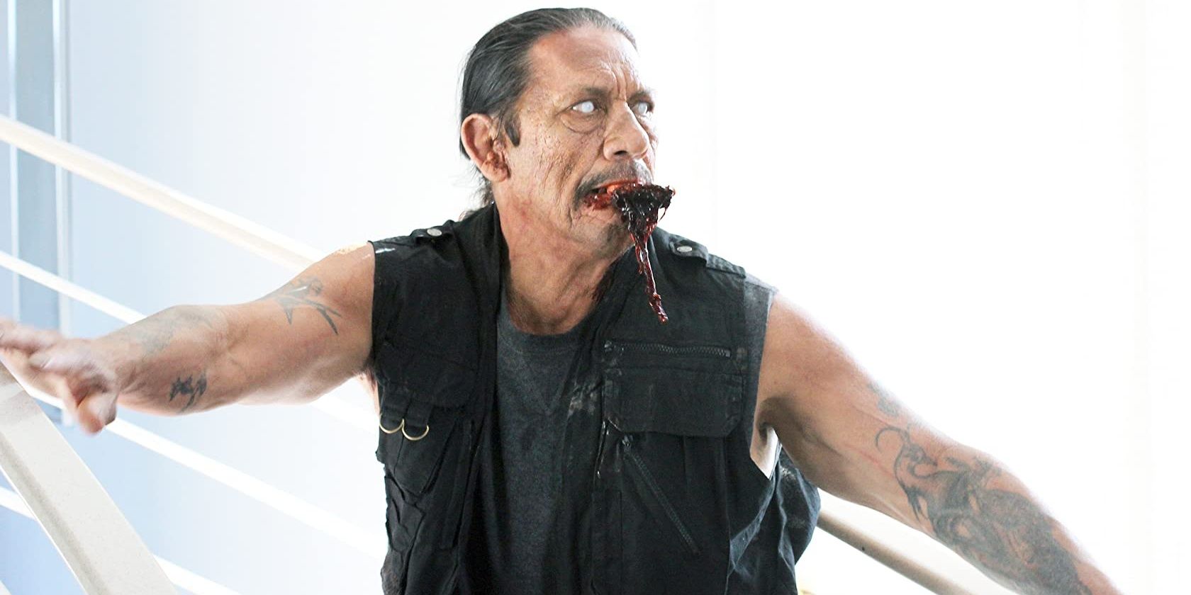 Gory photo of Danny Trejo in Rise Of The Zombies