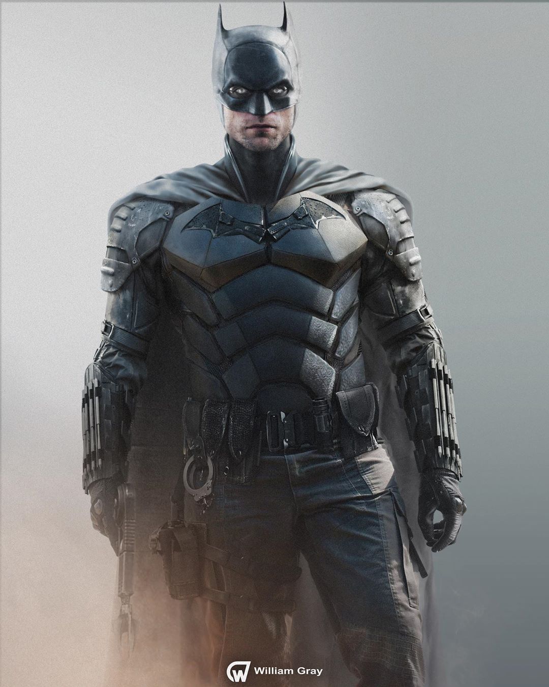 Robert Pattinson Batsuit fan art William Gray