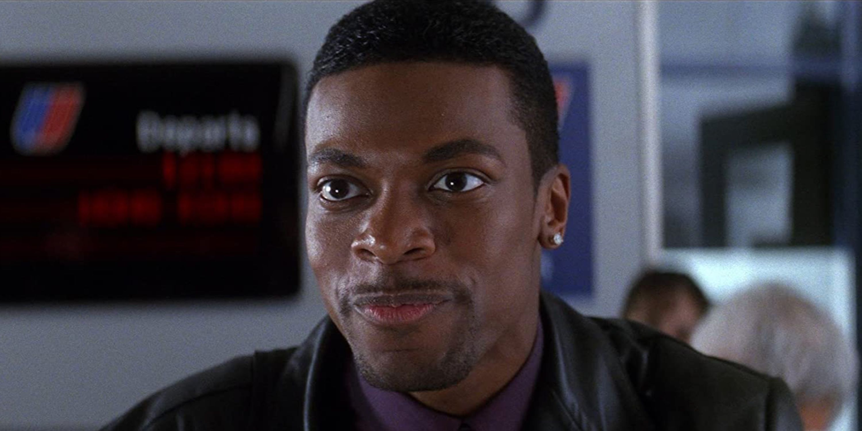 A closeup of Chris Tucker in Rush Hour