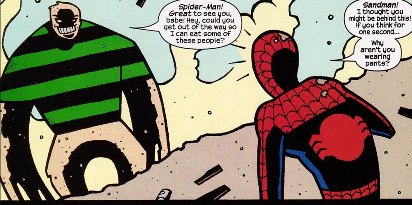 Sandman vs Spider-Man