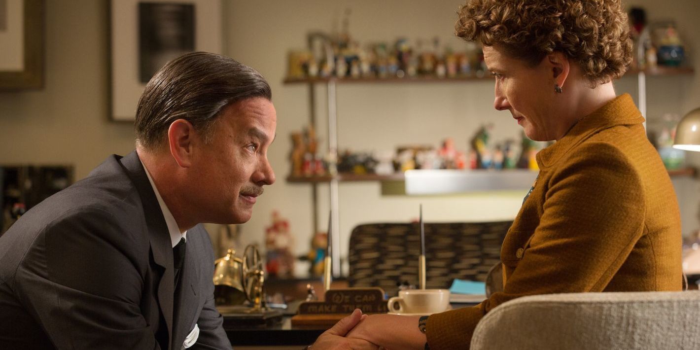 Still from Saving Mr. Banks-Walt and PL Travers