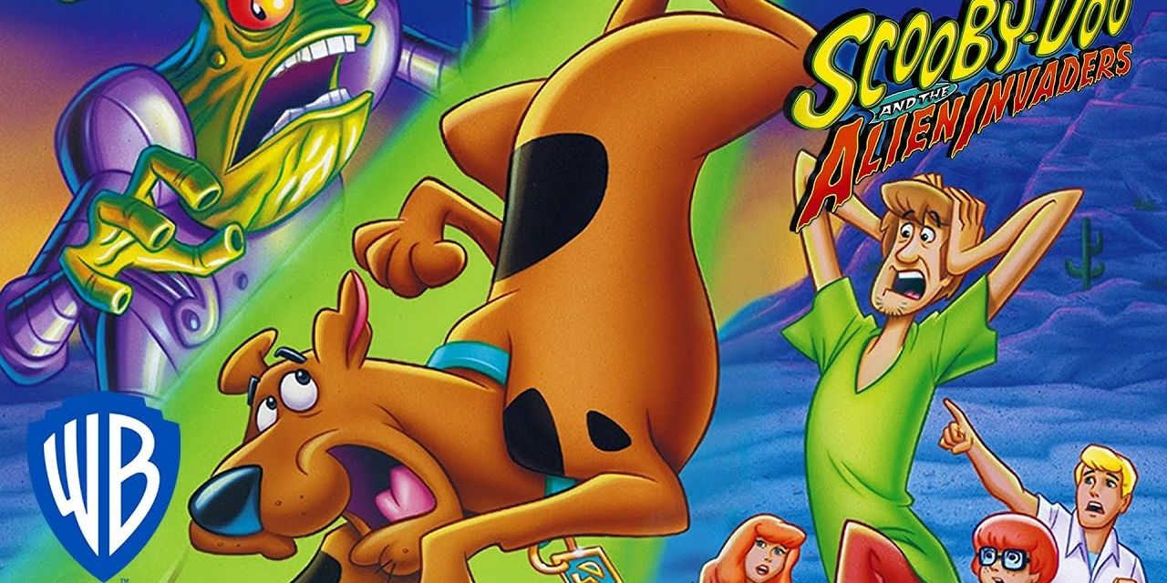 A cropped image of the cover for Scooby-Doo and the Alien Invaders
