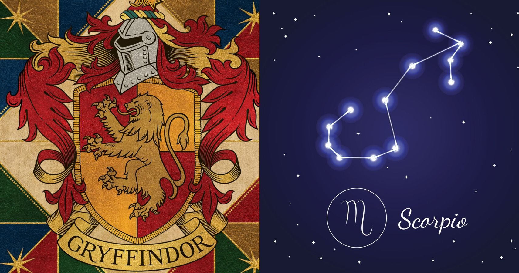 Scorpio Gryffindor Feature Collage