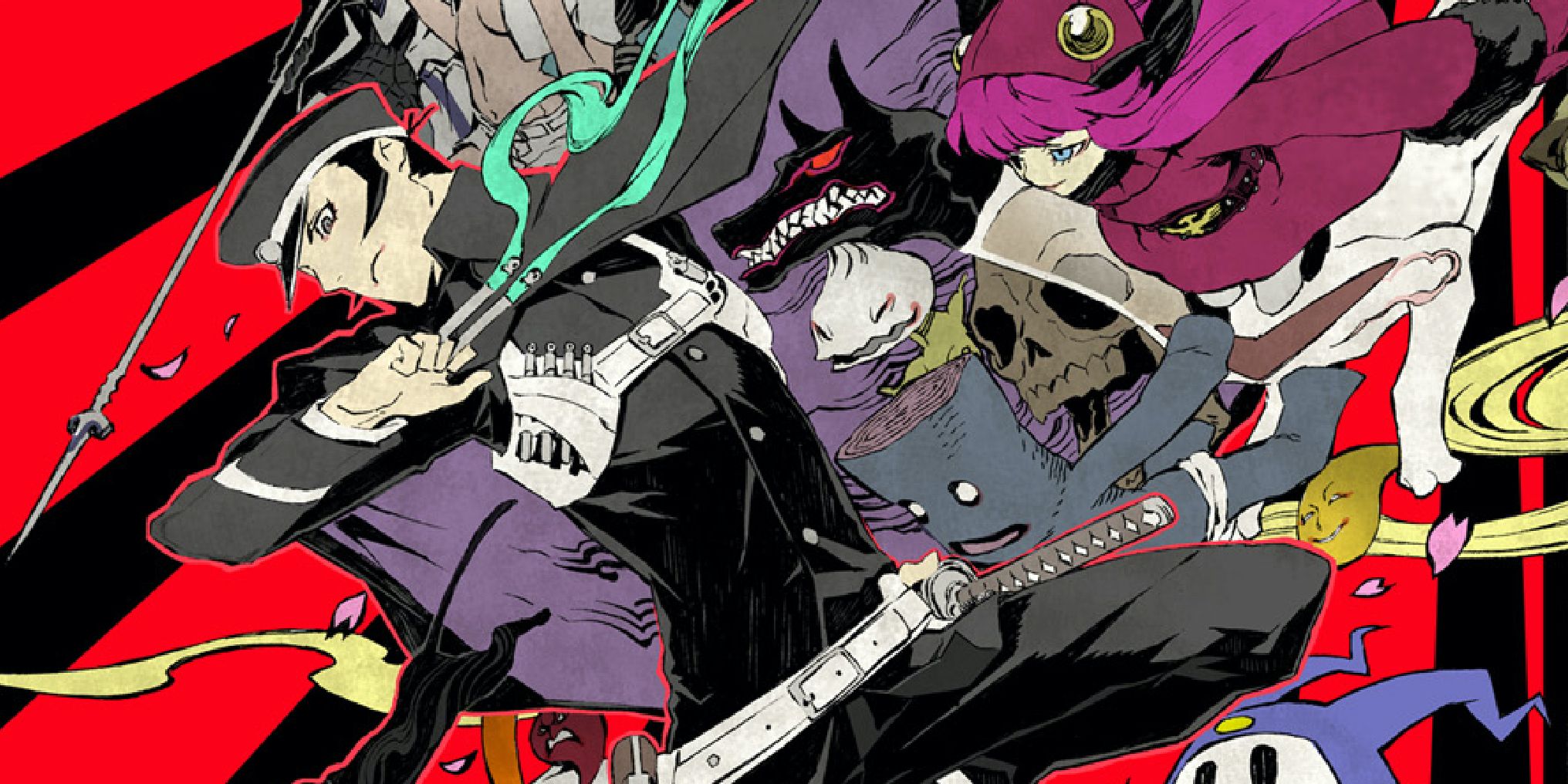 Artwork for the PlayStation 2 JRPG Shin Megami Tensei: Devil Summoner 2.