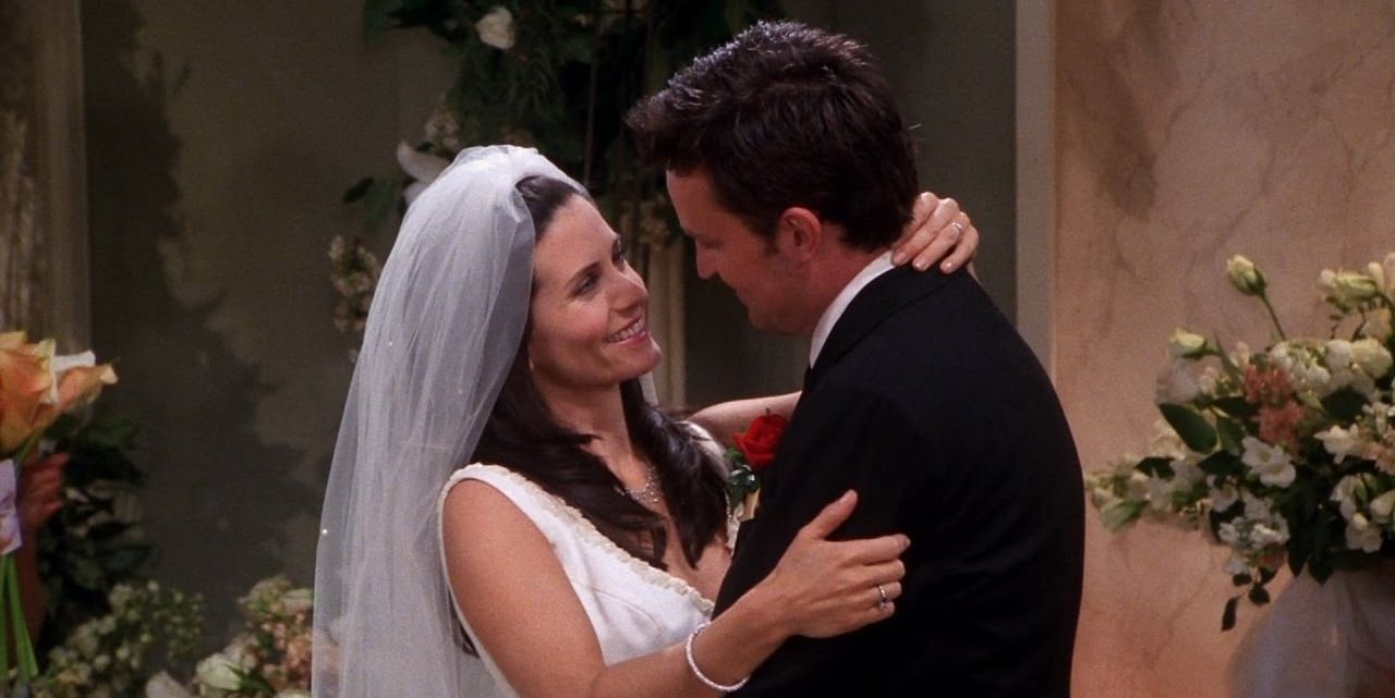  Friends Monica and Chandler 